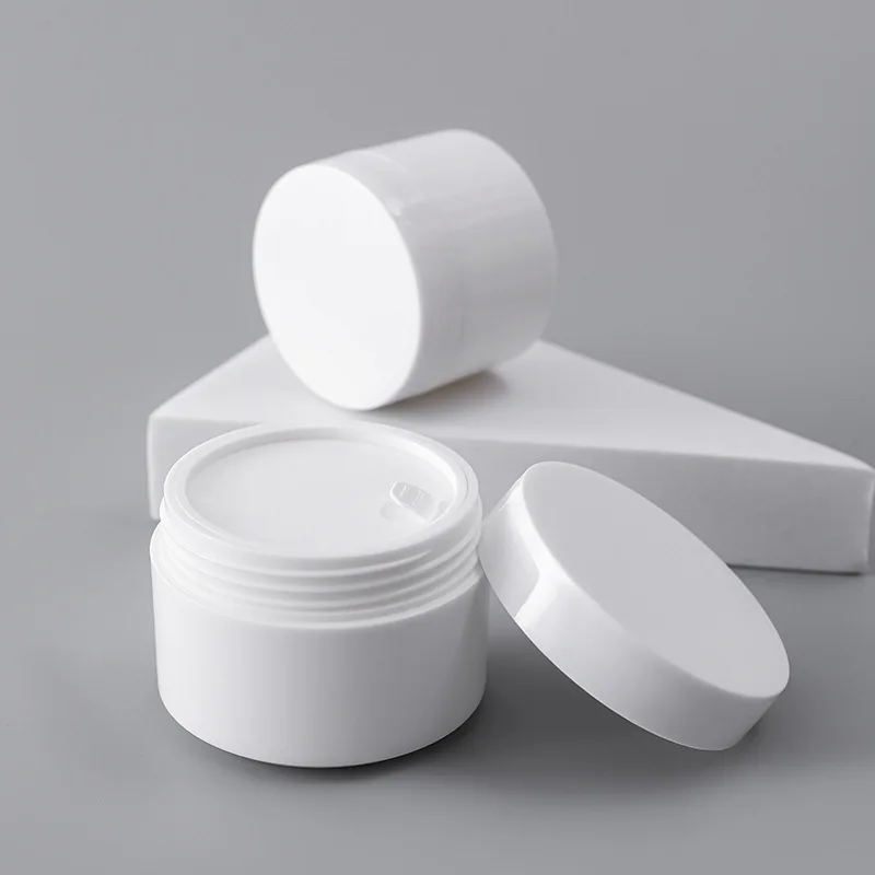 

1pcs Sample Clear Cream Jar Mini Cosmetic Bottles Containers Transparent Pot for Nail Arts Small Clear Can Tin for Balm