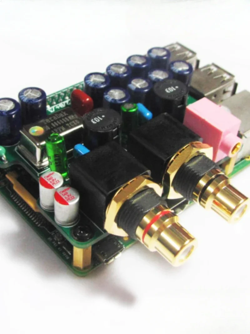 TeraDak-Placa de expansión Raspberry Pi Pi4 Pi5, decodificador DAC TDA1387 8 e I2S, versión de alta configuración