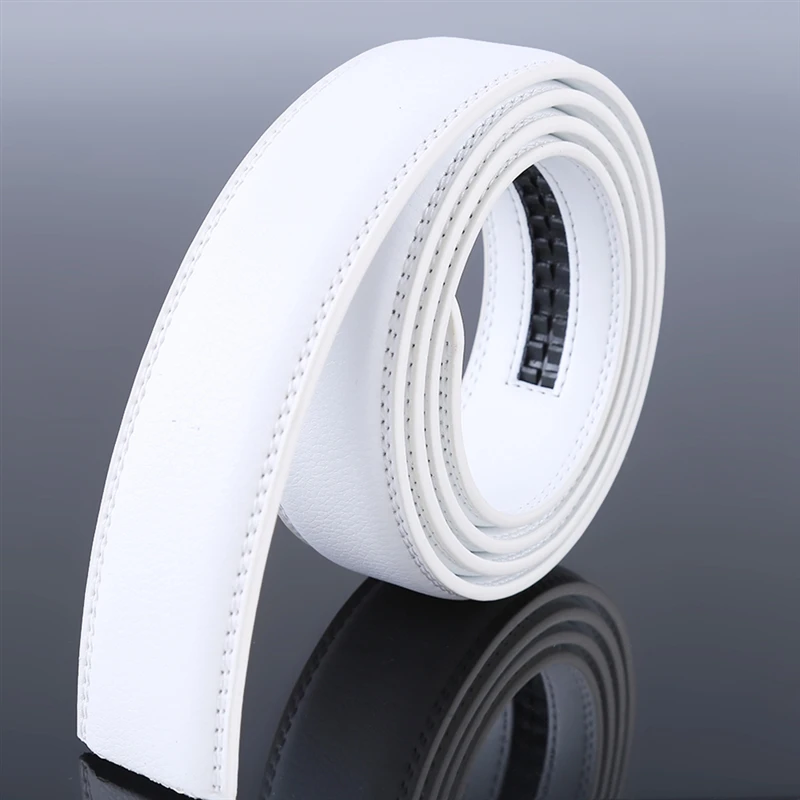 1pc simples cinta de cinto automático masculino durável sem fivela design moda substituição cinto acessório para uso diário