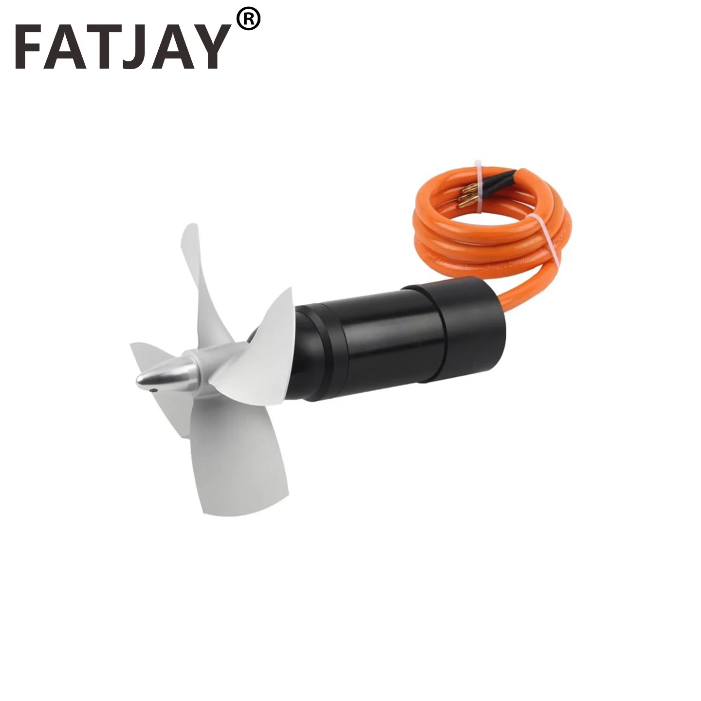

FATJAY KYO-10T/20T 10KG/20KG Thrust Underwater Thruster Waterproof Brushless Motor with 145mm 4-blade propeller for RC Boats