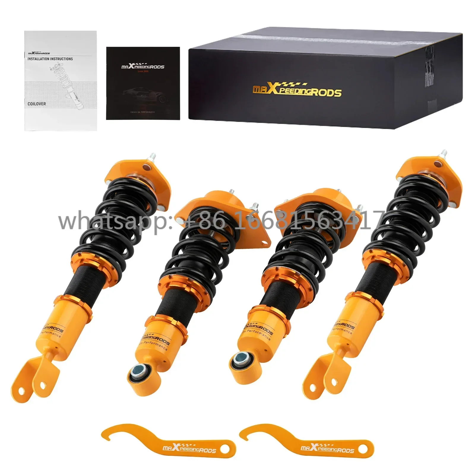 

Coilover Kit For Mazda RX-8 2004-2011 2010 2009 2008 2007 2006 2005 Shocks Springs Absorbers Struts Coil Over Height Adjustable