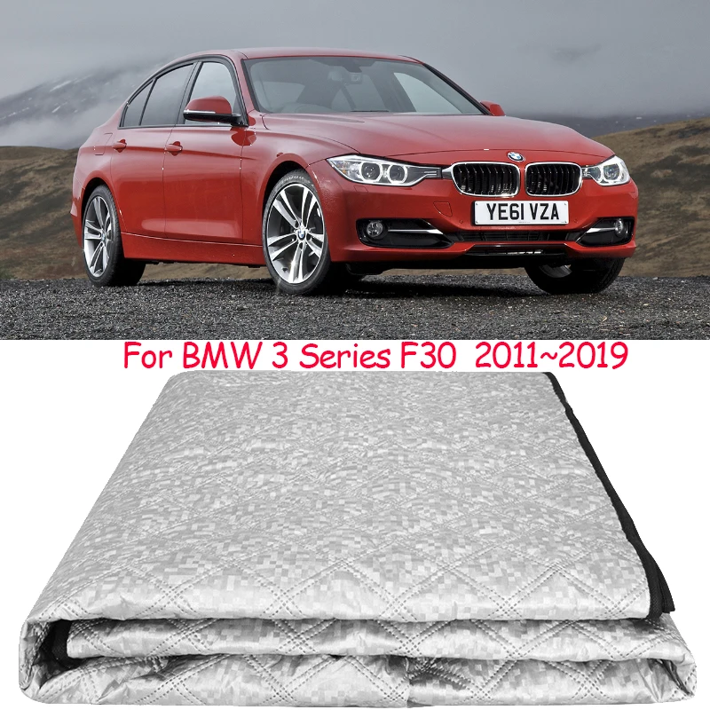 For BMW 3 Series F30 F31 F34 2011~2019 Car Snow Sunshade Covers Windscreen Ice Protection Waterproof Anti-Frost Accessories 2017