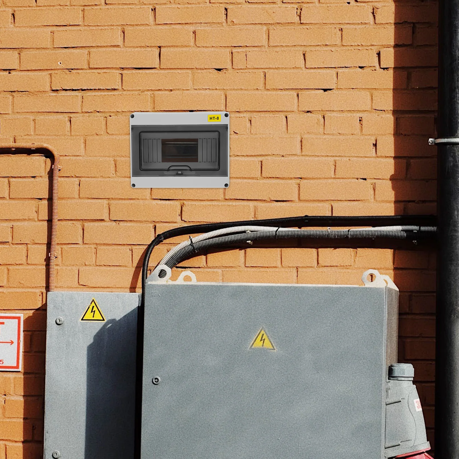 Wasserdichte Elektrische Anschlussdose für den Außenbereich, Verteilerkasten für Sichere Verkabelung in Raue Umgebungen, Große Kapazität Ht-8