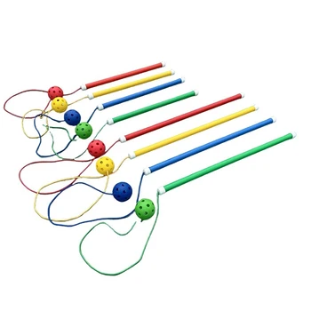 Açık spor oyunu sopa atlama topu duyusal eğitim çocuk el-göz koordinasyonu oyuncaklar ekipmanları oyuncak