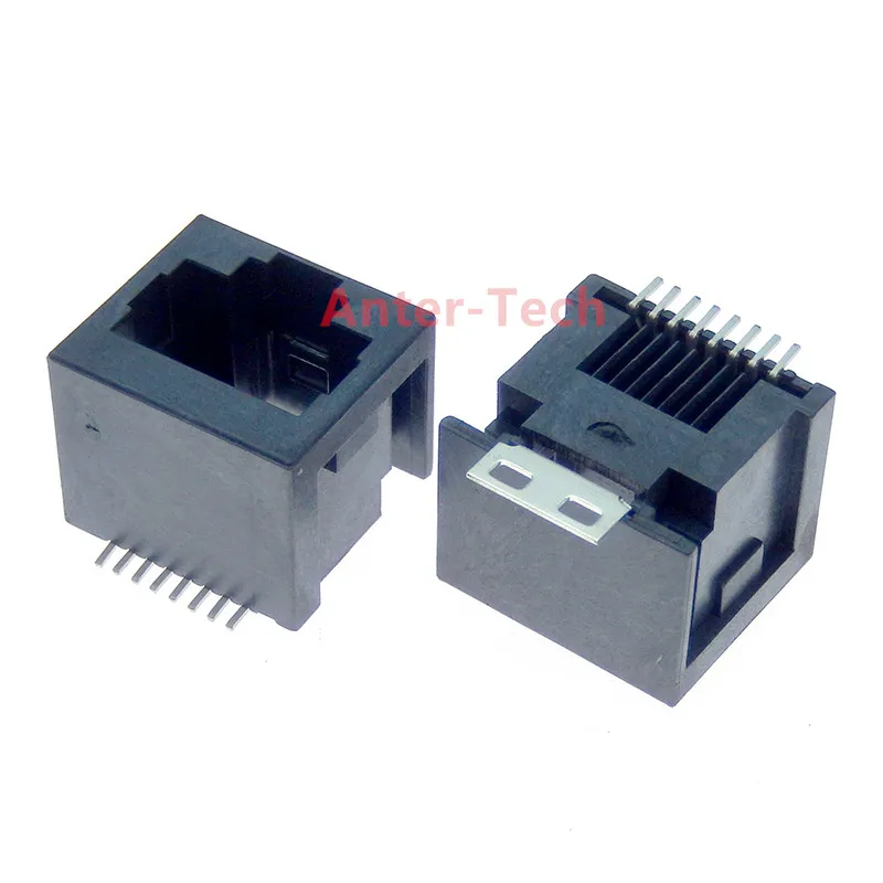 5PCS RJ45 SMD network socket 8P8C 180 degree vertical network port Connector