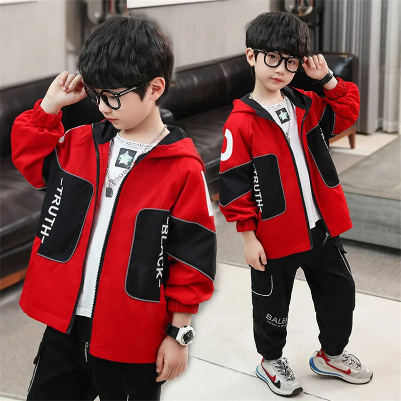 

Boys Suit Coat+Pants Cotton 2Pcs/Sets 2022 Casual Spring Autumn Thicken High Quality Sports Sets Kid Baby Children Clothing