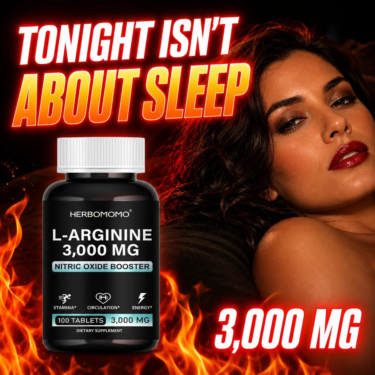 L Arginine 3000mg Tablets Maximum Dose L-Arginine Nitric Oxide Supplement for Supporting Energy - Nitric Oxide Booster