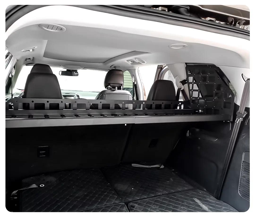Passend für Ford Edge 2015-2021 Kofferraum-Organizer Regal Molle-Panel Frachtraum-Aufbewahrungsgestelle
