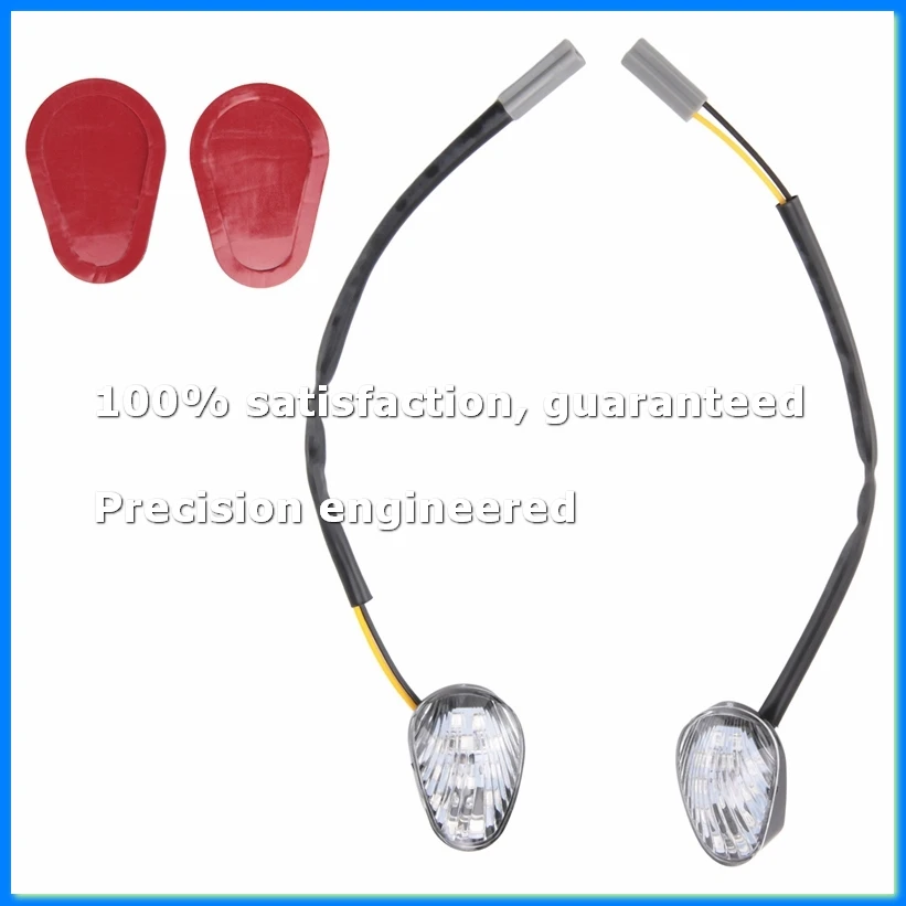 2 PCS LED Turn Signal Indicator Light Lamp Flush Mount for YZF R1 R3 R6 R6S FZ6 FZ1 FZ FZ6R FZ07 FZ8 FZ09 TMAX MT-09-A68X