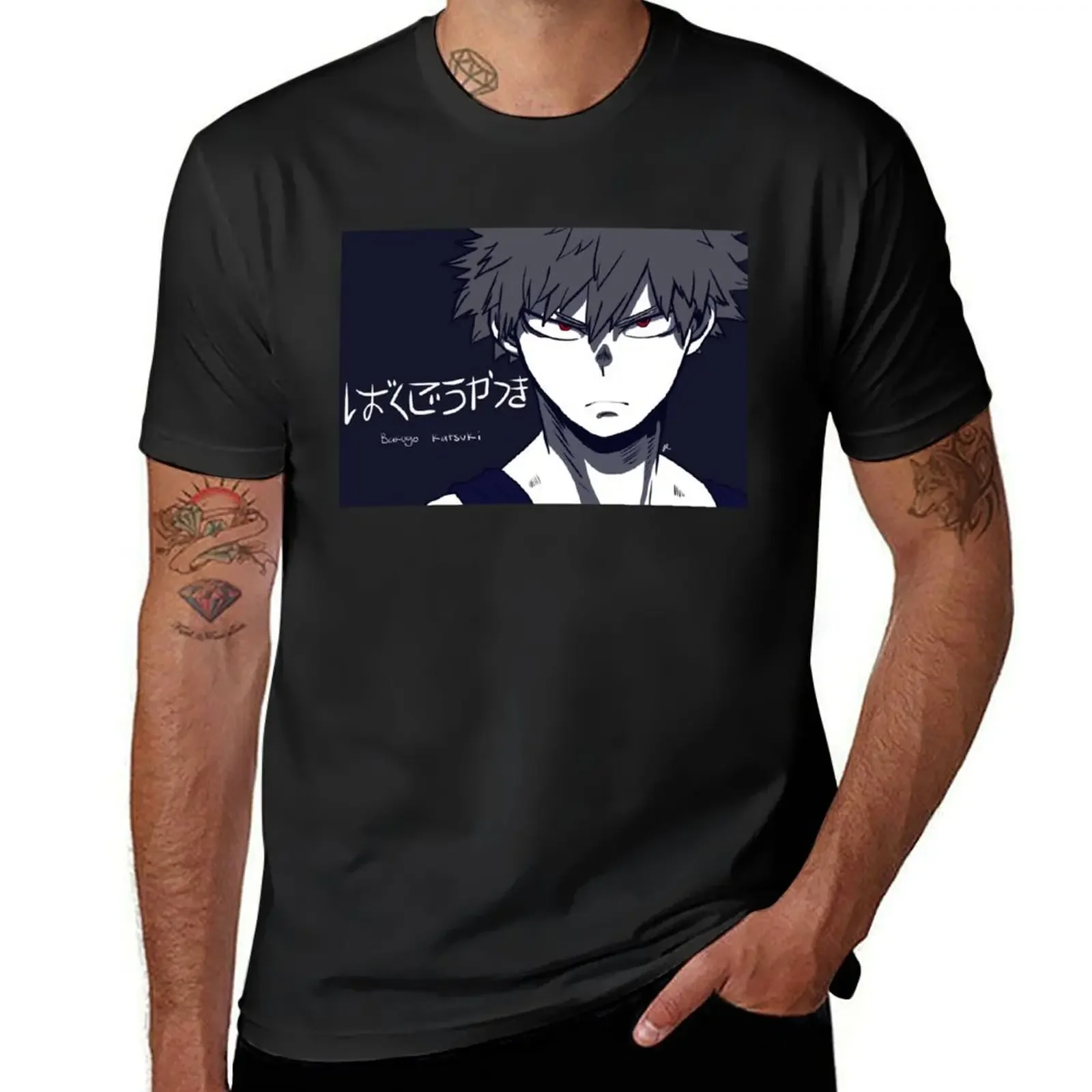 Katsuki Bakugo T-Shirt vintage anime shirt plus size clothes mens workout shirts