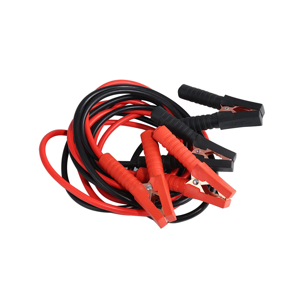 

1800A Car Jumper Cables Heavy Duty Booster Cable Red Black 300X0.8X0.8Cm Pvc Copper Truck Suv Jump Starter Cord