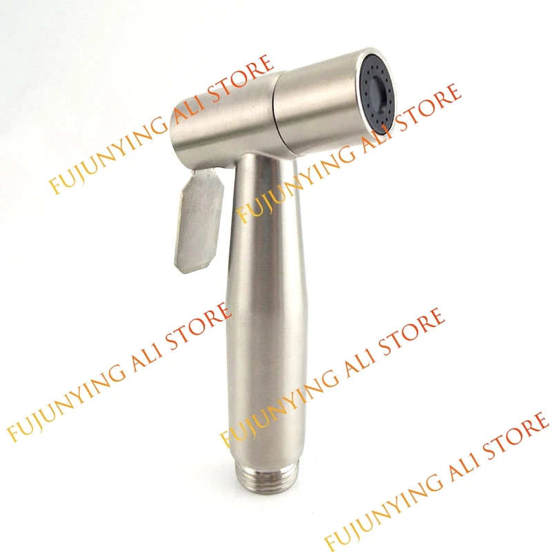 Hand protable Toilet bidet Sprayer Gun Stainless Steel Hand Bidet Faucet Bathroom Sprayer Shower Head Self Cleaning Bathroom A1
