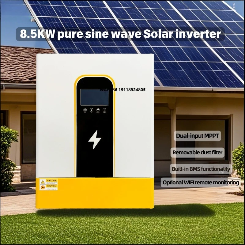 

Высокоэффективный гибридный солнечный инвертор 11 кВт/8,5 кВт для домашней солнечной системы, однофазный выход переменного тока, 98,6% КПД