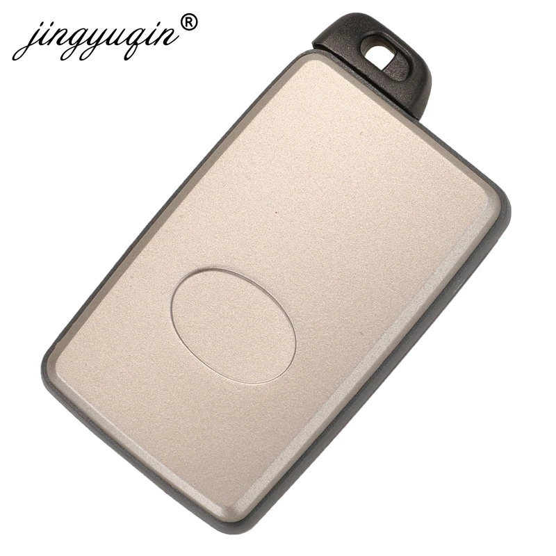 jingyuqin Smart Keyless Shell for Toyota Noah Voxi Alphard Estima Vellfire Smart Card Remote Car Key Case Fob 4/5 Button 1pc