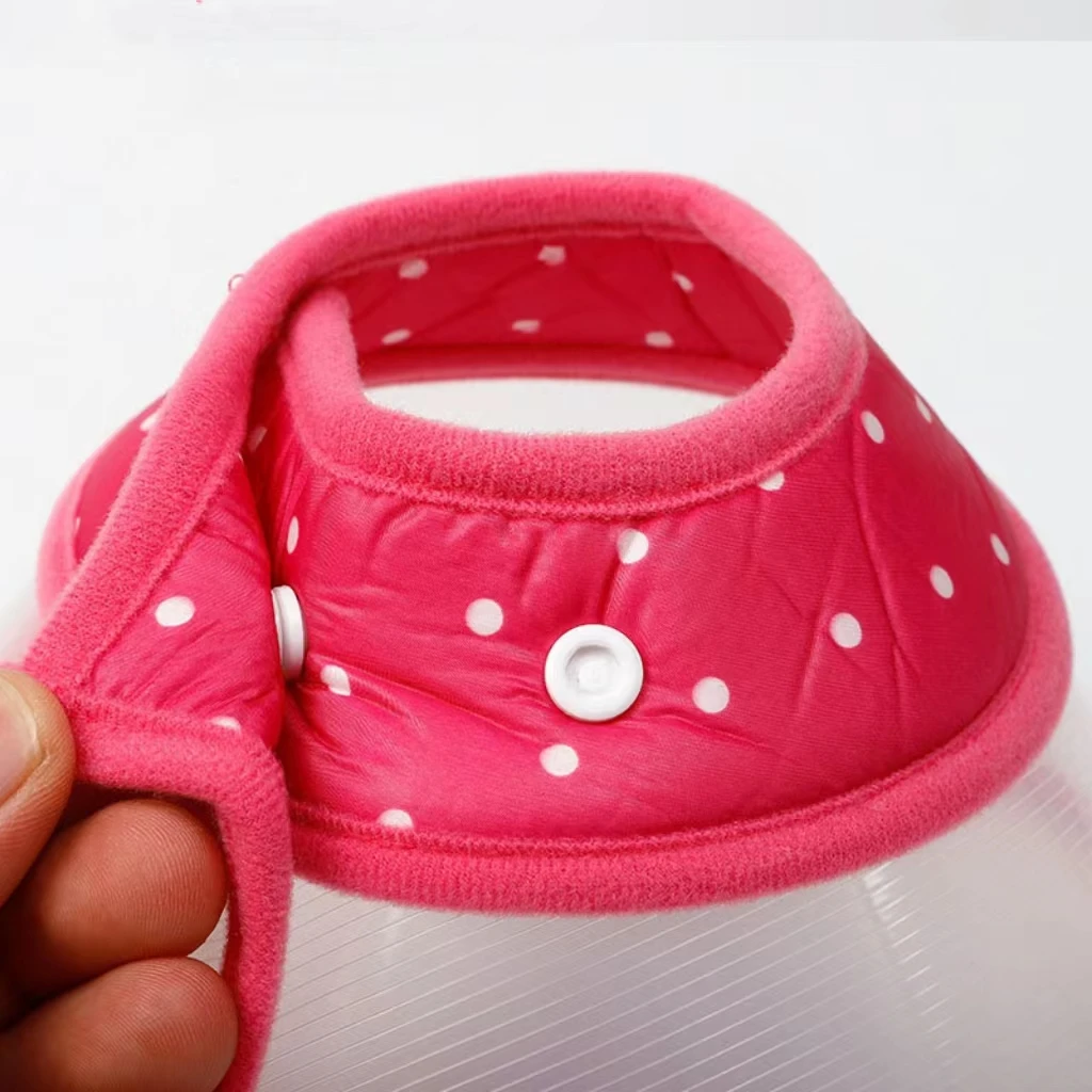 

Colorful Edge Elizabeth Circle Pet Protective Ring Pet Collar Cat and Dog Beauty Mask Anti Bite and Anti Lick Ring Pet Supplies