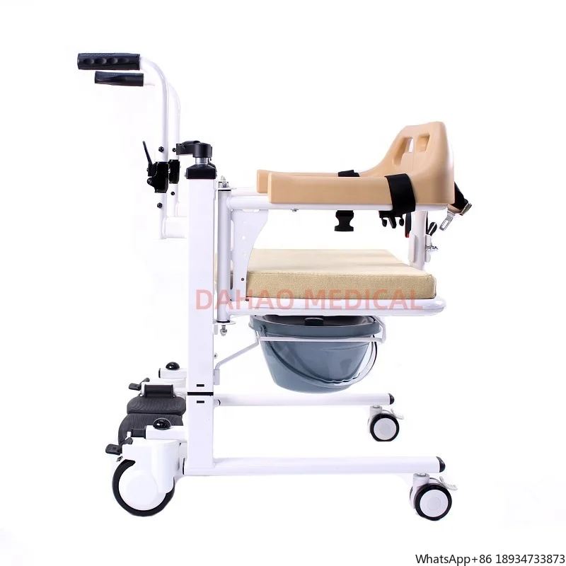 Popular I Move Toilet chair Patient Elderly Nursing Transport Lift Transfer Chair for Disabled Adult Home Bathroom