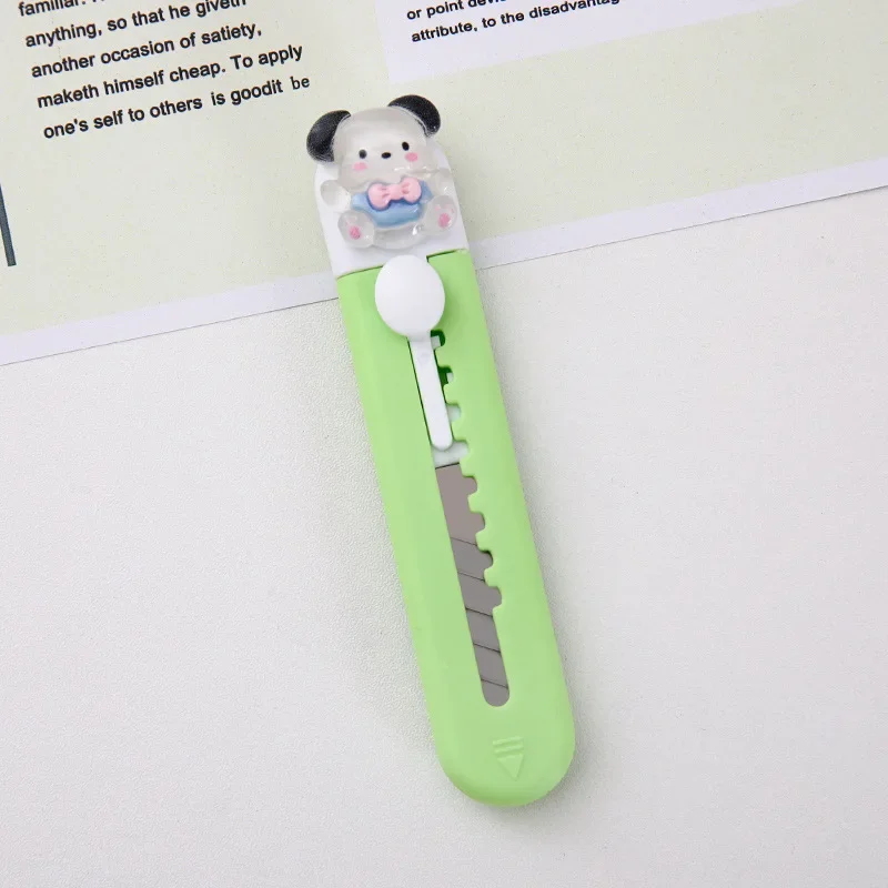 CHEN LIN 1Pcs Cute Cartoon Animals Utility Knife Cutter Letter Envelope Opener Mail Knife for Kids School Office Supplies