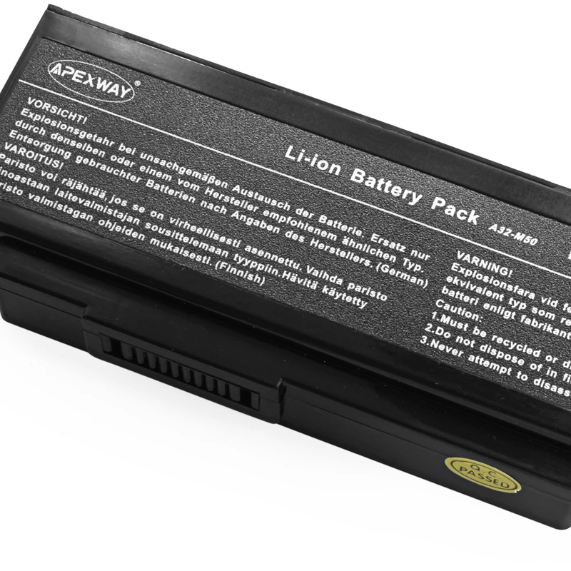 ApexWay 4400mAh M50 Laptop Battery for ASUS N61 N61J N61D N61V N61VG N61JA N61JV M50s N43S N43JF N43JQ N53 N53S N53SV A32-N61