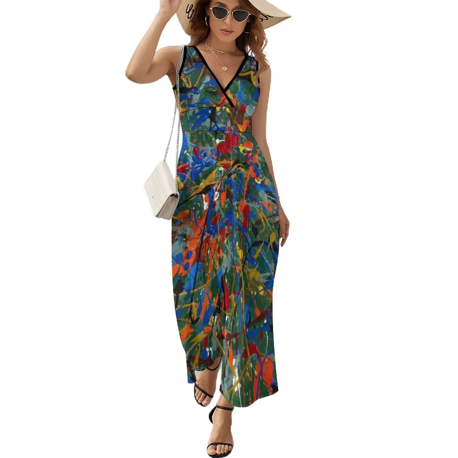 

Abstract #17 Sleeveless Dress summer dress women 2024 womens clothing