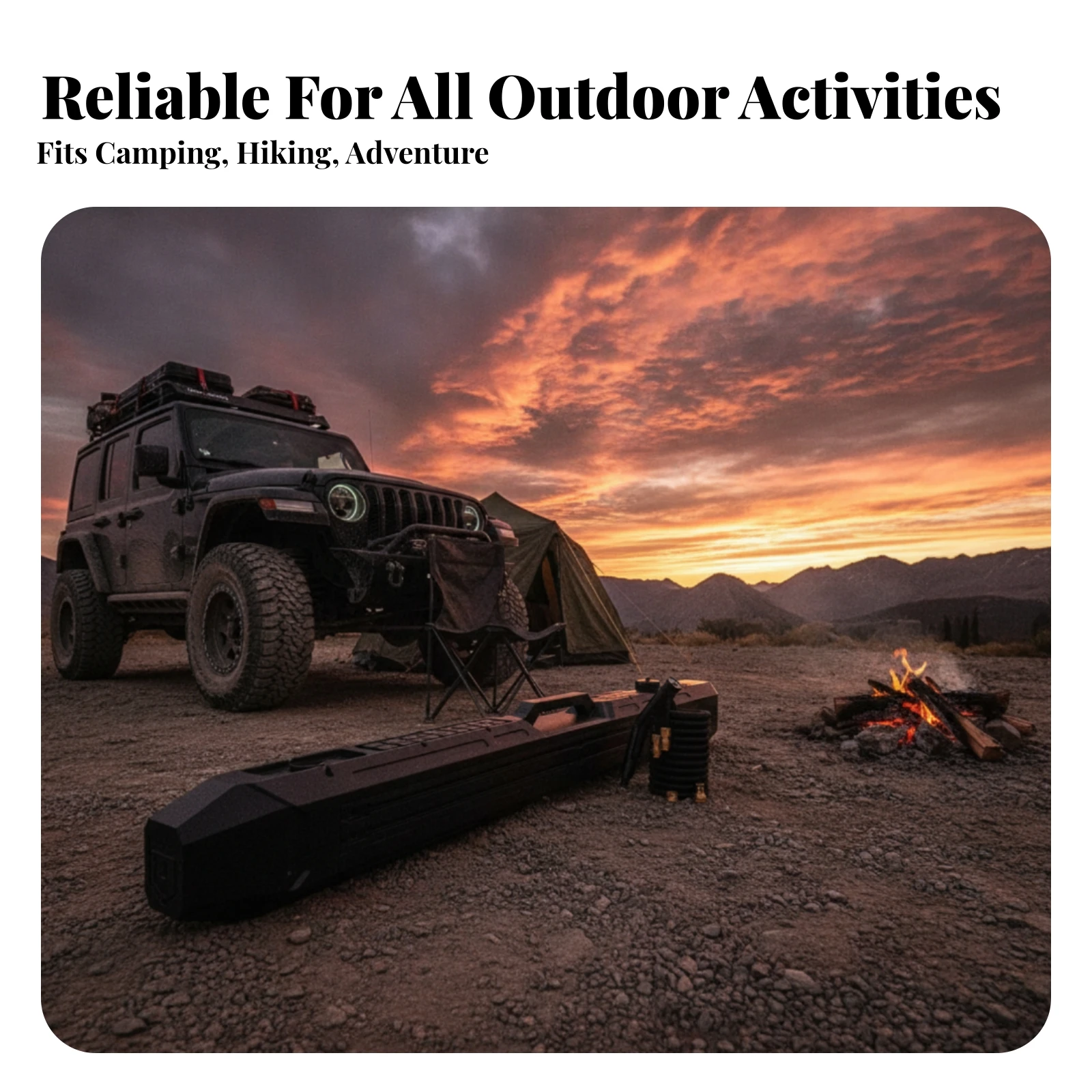 Metal Fittings Vehicle Roof Water Tank Streamlined Outdoor Gear Roof-Mounted Water Tank Leak-Proof