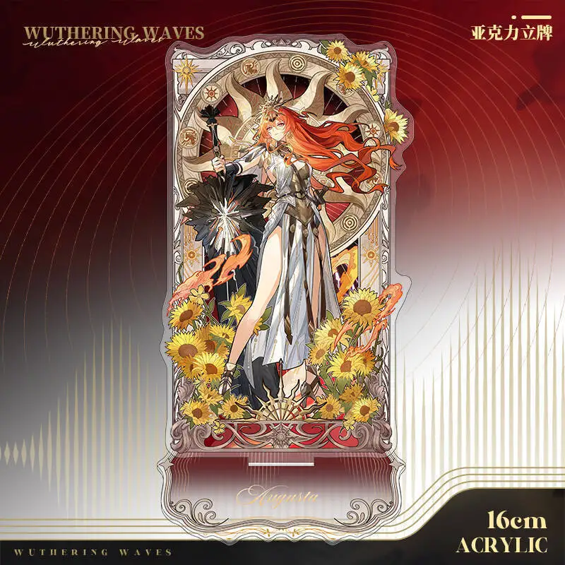 Game Wuthering Waves Acrylic Standing Sign Model Standee Figure Augusta Phrolova Changli Galbrena Display Plaque Desktop Decor image 6