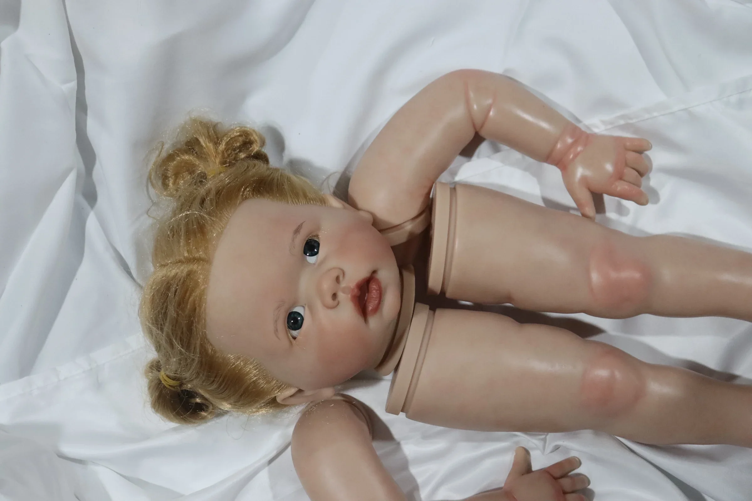 Vente exclusive DLS 29 pouces Kit peint Bebe Reborn Tippi cheveux enracinés à la main poupées d'art de haute qualité pour enfants cadeau de noël