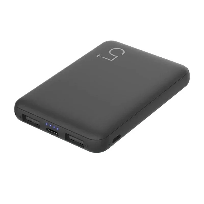 New 5000mAh 10W 5V 2A Polymer Portable Phone Charger Type C Power Bank for IPhone Xiaomi Mi Power Bank with green/Pinkish Colour