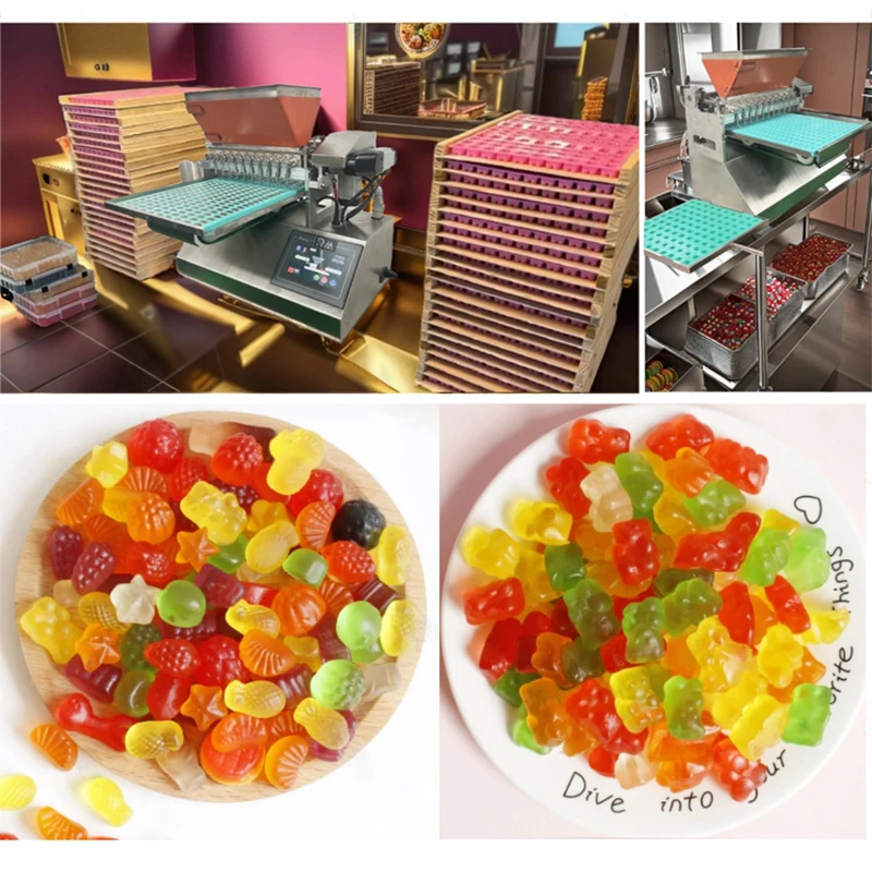 New Desktop Gummy Candy Molding Machine Mini Chocolate Gummy & Hard Candy Molding Machine Home Kitchen Candy Making (Customized)