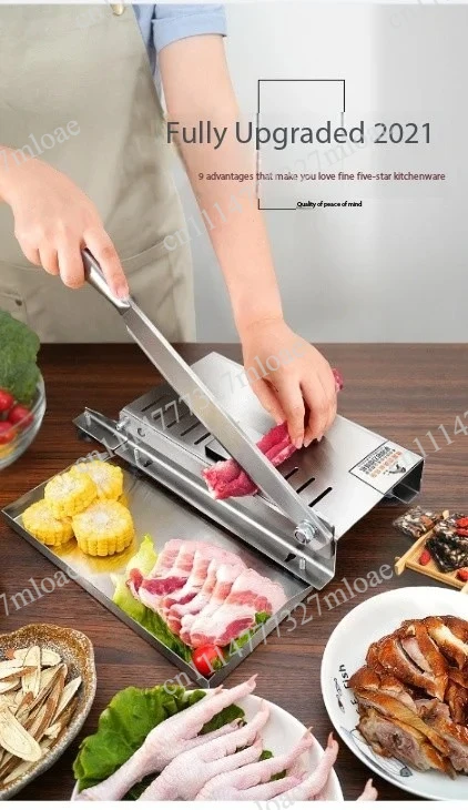 Multifunctional Commercial Meat Cutter Small Stainless Steel Meat Cutter
