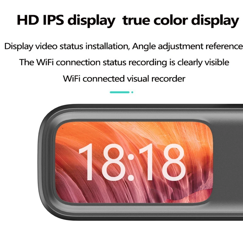 Q6 1296P HD Mini DVR Dash Cam Smart Wifi Connection Car Driver Android Car Video Recorder Dashcam 24H Parking Monitor