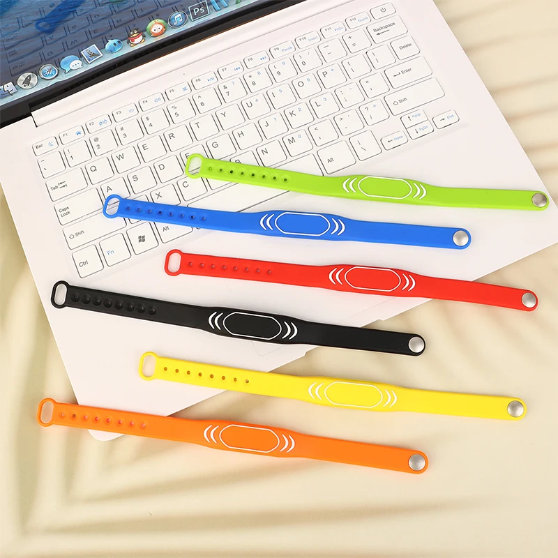 ID 125Khz T5577 clon Copy Bracelet EM4305 duplicable Writable Waterproof Bracelet Key Rfid Copier Badge Access Control Token