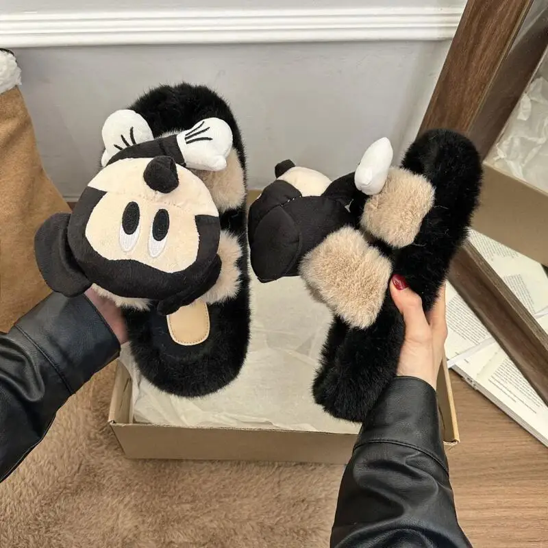 لطيف الفتيات الكرتون المنزل المضادة للانزلاق غامض النعال شتاء موضة جديدة تنوعا سميكة سوليد قطعة واحدة النعال مريحة #5