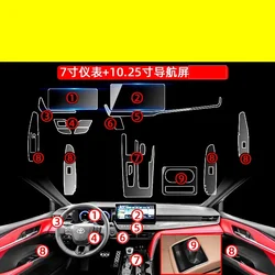 Tpu Transparent Film for 9th Toyota Camry Car Interior Sticker Center Console Dashboard Screen Protection Film Accessories