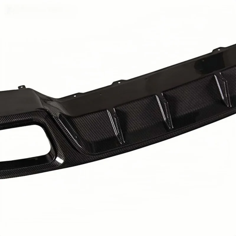 

High Quality PK Style Dry Carbon Fiber Diffuser Rear Lip Suitable For Porsche Cayenne Body Parts Modification