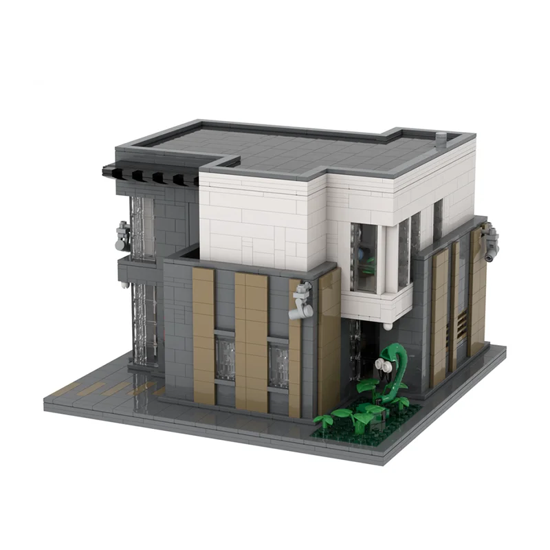 3189 個 MOC グリーンフィールドコレクションアートコレクターの家都市建築絶妙なインテリア DIY ビルディングブロックギフト