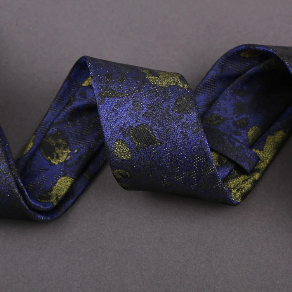 คลาสสิกโพลีเอสเตอร์เนคไทไวน์สีฟ้าสีกากีดอกไม้ Tie สําหรับงานเลี้ยงอาหารค่ําสวมใส่ทุกวันเสื้อสูทอุปกรณ์ตกแต่ง