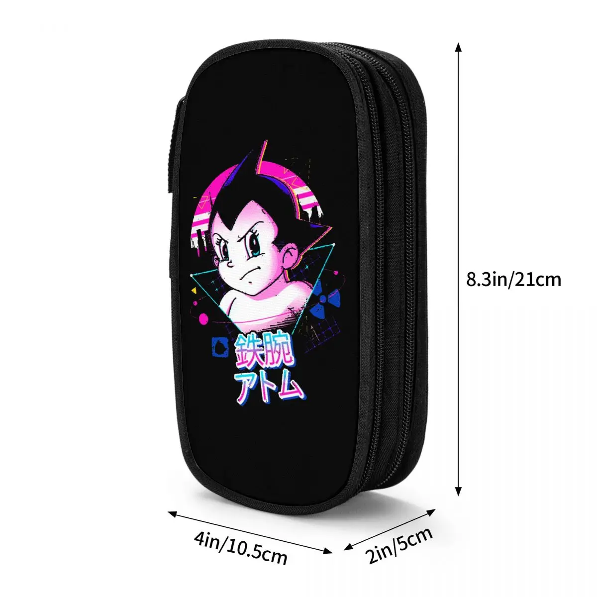 Astro Boy Mighty Atom Astroboy Pencil Case Cartoon Manga Pencilcases Pen for Student Large Storage Bags Office Zipper Stationery