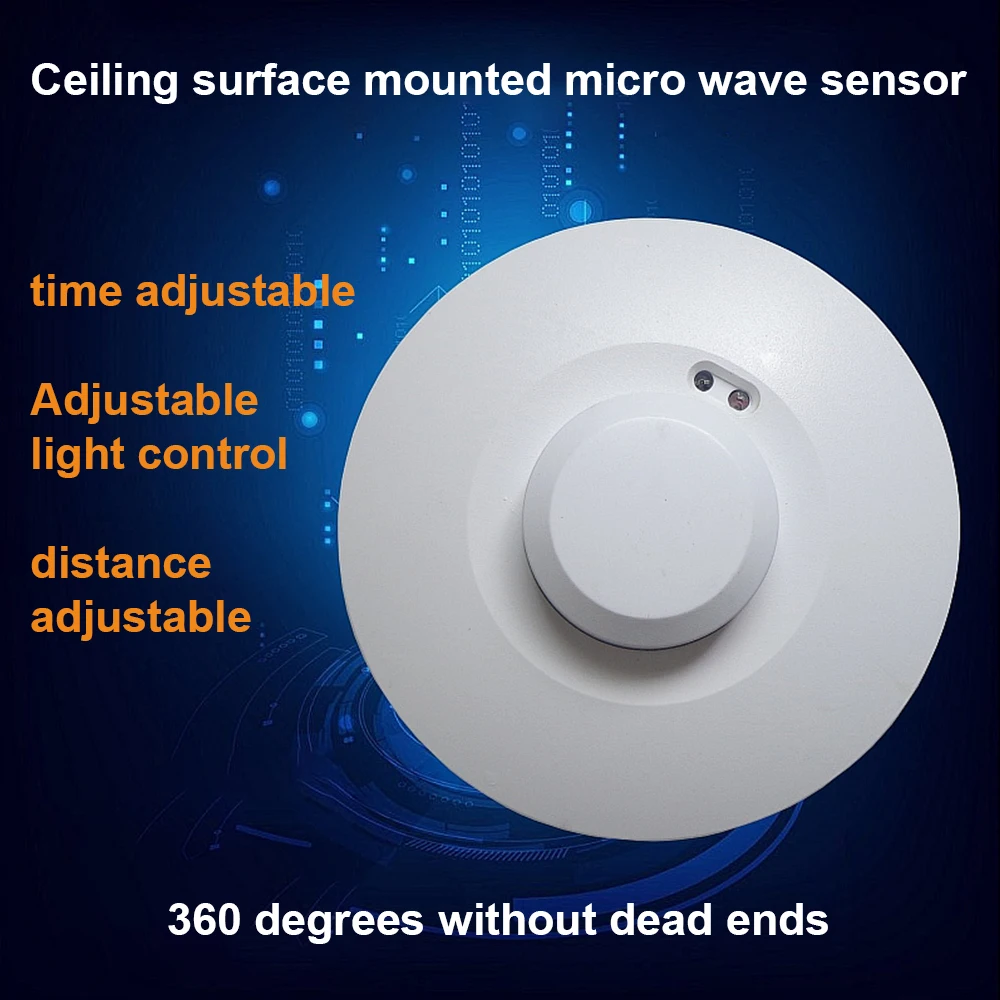 Imagem -02 - Interruptor de Sensor de Radar de Microondas 5.8g Pir Motion Detector Switch Sensor de Presença do Corpo Humano Interruptor de Detecção Automática para Luz Led