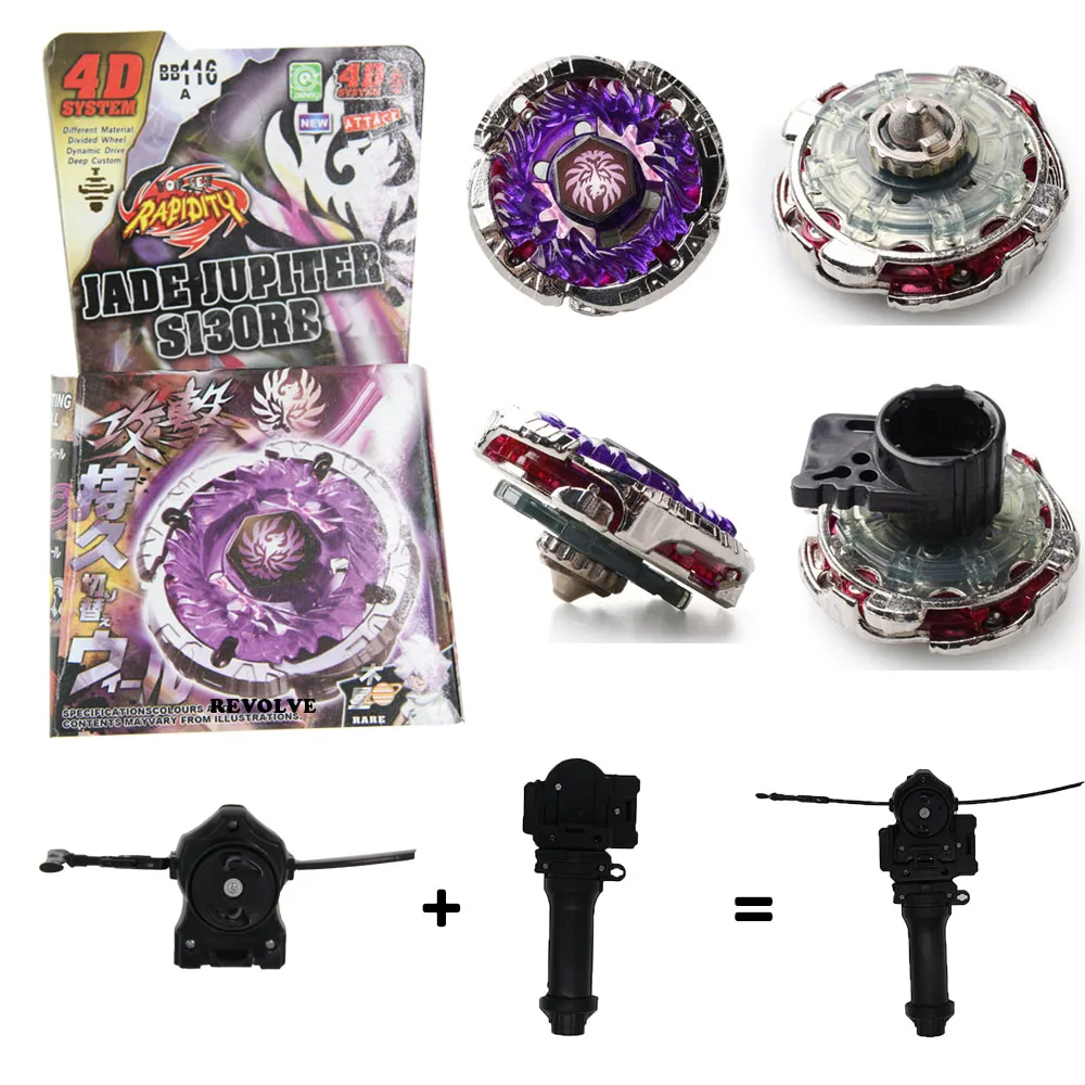 

rage longinus Metal Fusion 4d Jade Jupiyet S130RB BB-116A BB116 with grip + black pull line