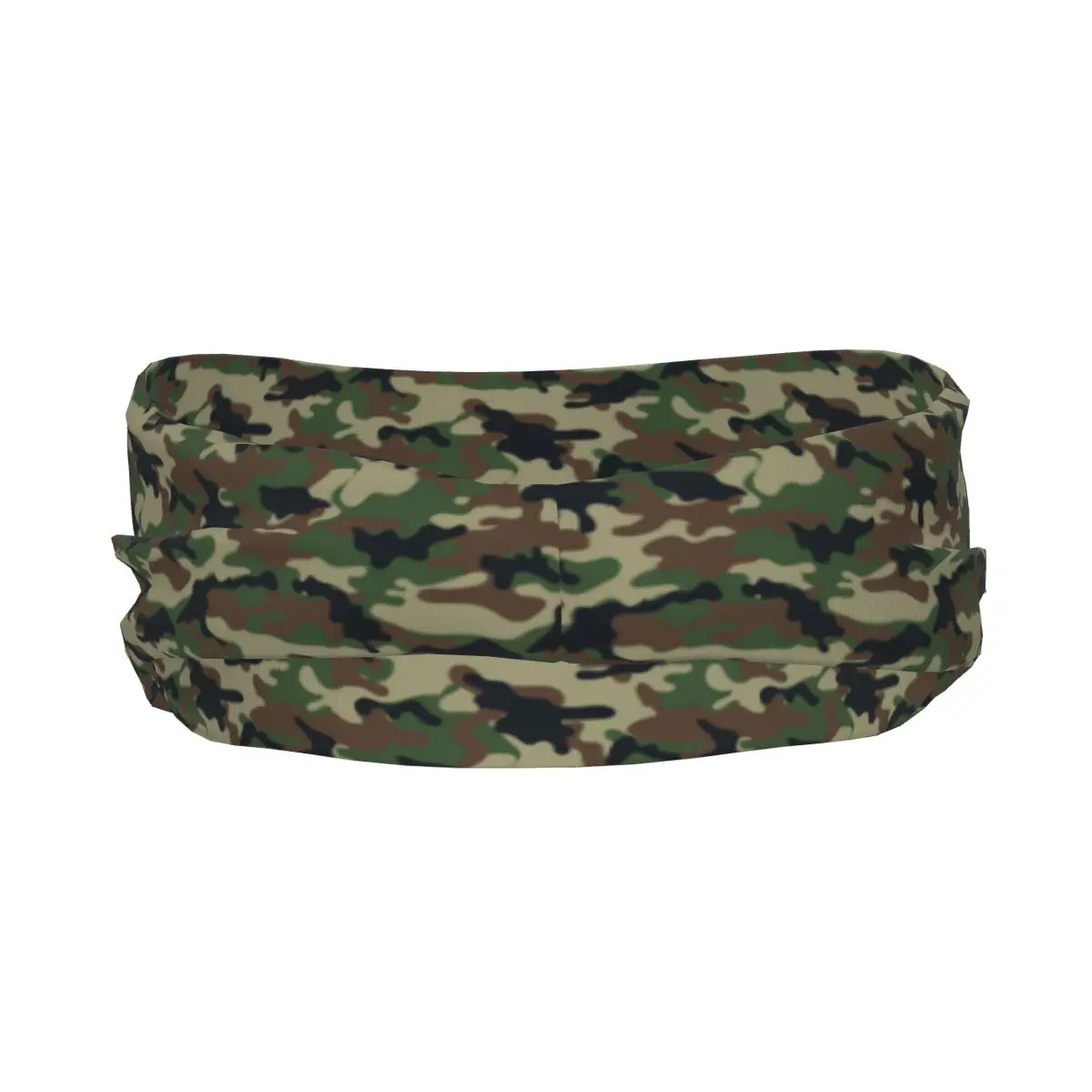 Elastic Sport Sweatband Anti-Slip Camouflage Pattern Headwear Running Yoga Fitness Decor Hair Head Band