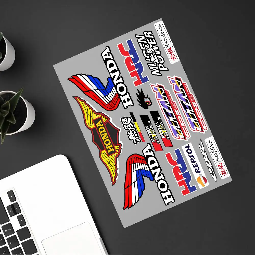 

Наклейки для мотоциклов Honda, виниловые наклейки для авто, бамперов, окон, мотоциклов, ноутбуков, стен, аксессуары для тюнинга автомобилей