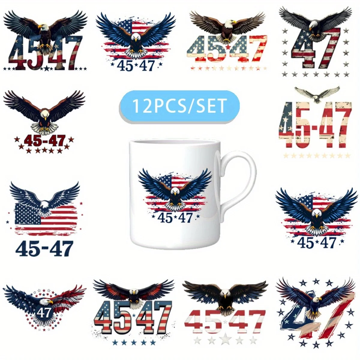 12PCS/SET American …