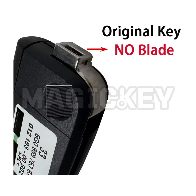 Original For Volkswagen VW Golf 7 For Octavia Skoda A7 Half Keyless 434MHz MQB48 Remote Car Key Fob 5G0959752BA 5G0959753BA
