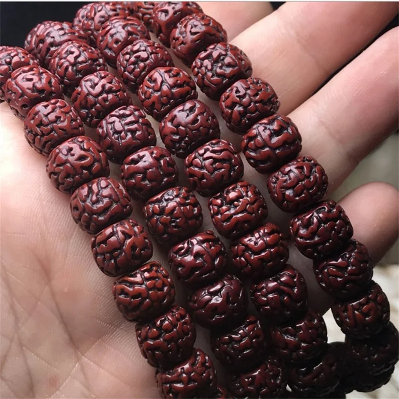 Jewellery bracelet femme pulsera hombre Old Plant Nut Wooden Rosary kralen armband aesthetic accessories personalized charm