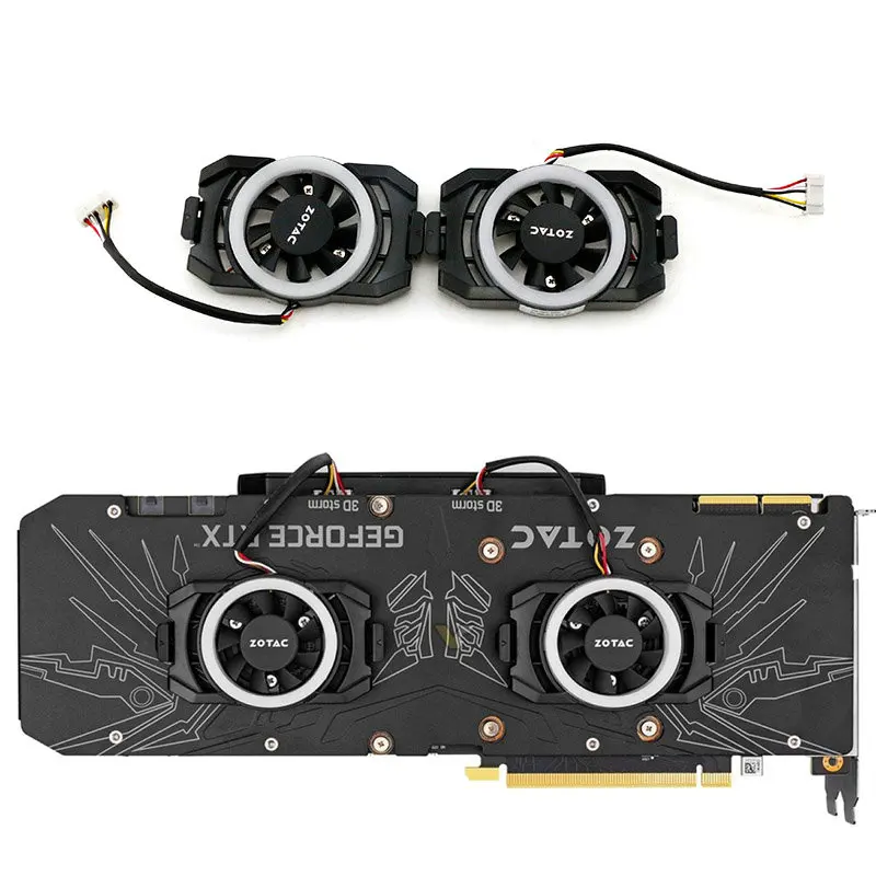 

The Fan for Zotac RTX3060 RTX3070 RTX3080 RTX3090 RGB Graphics Video Backplane