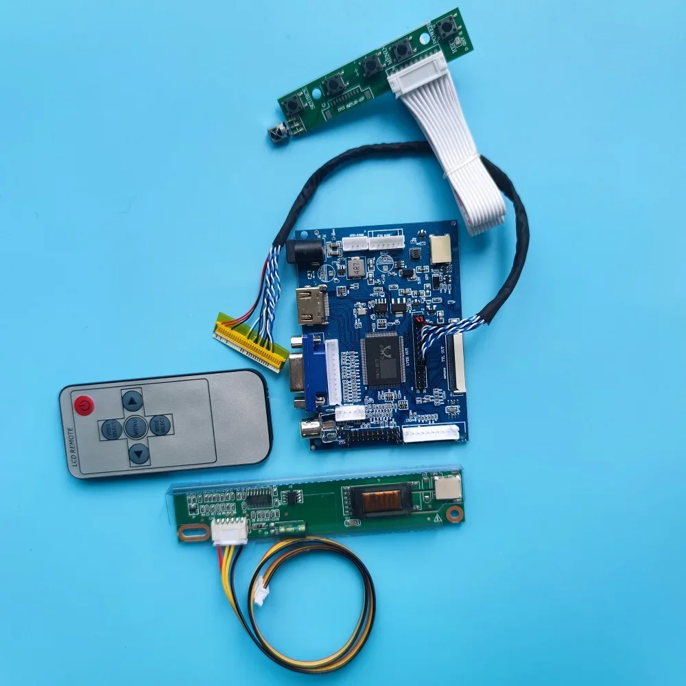 

Kit For LTN141XJ-L01 LTN141XD-L01 LTN141XF-L03/L05 LVDS 20Pin 1024*768 VGA 2AV 1CCFL HDMI-compatible screen controller board