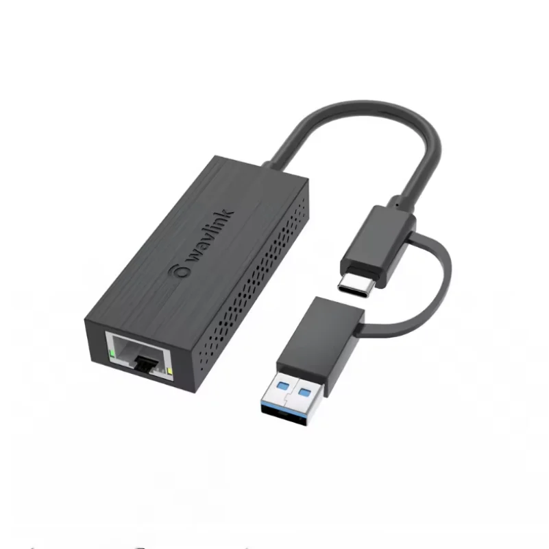

USB-C 2,5 Lan Gigabit Ethemet адаптер преобразует 10/100/1000/2500 Мбит/с 5 Гбит/с USB Type C к сетевой карте RJ45 для ноутбука ПК