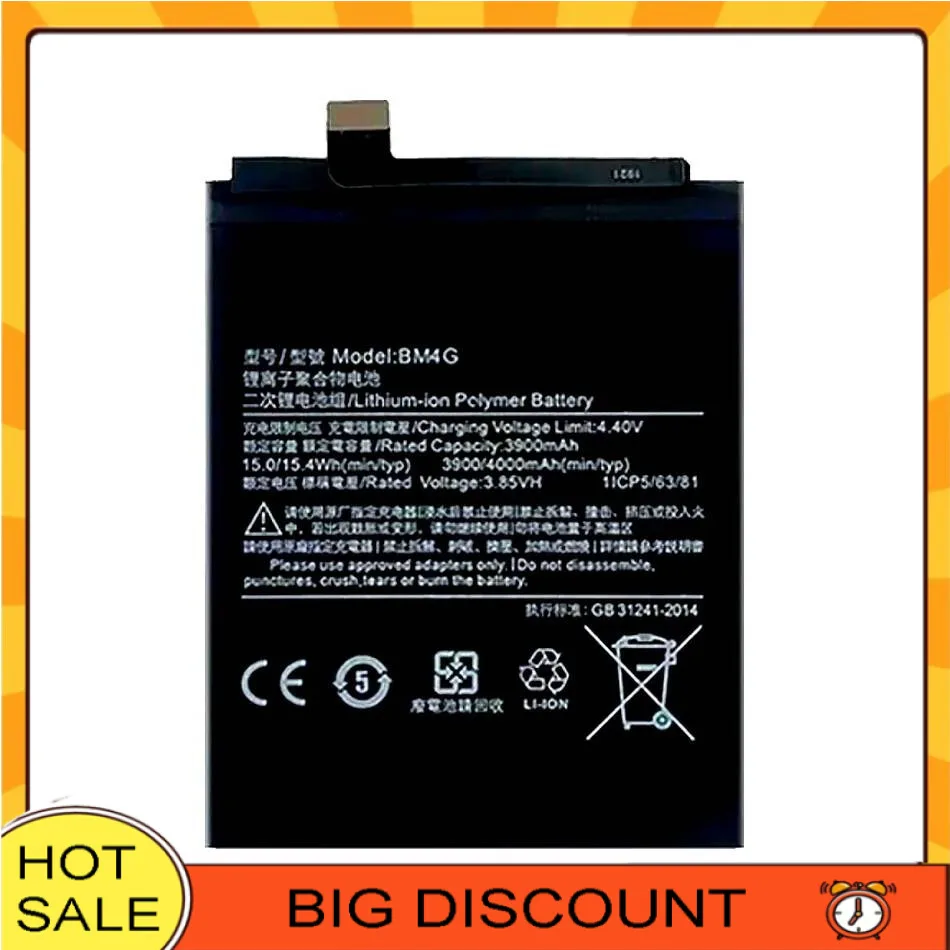 

Reliable Replacement 4000Mah Safe Mobile Phone Battery For Xiaomi BM4G