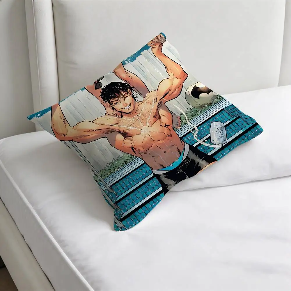 Cute D-Dick Grayson Fashion Square Pillow Case Durable Throw Pillow Cover for Sofa Couch Chair view 3