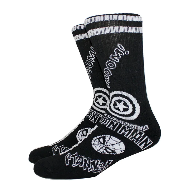 5 pares de calcetines nuevos de Anime para hombre, calcetines largos de Marvel Venom Spider Man hasta la rodilla, calcetines de cosplay para parejas, calcetines divertidos Hip Hop Harajuku